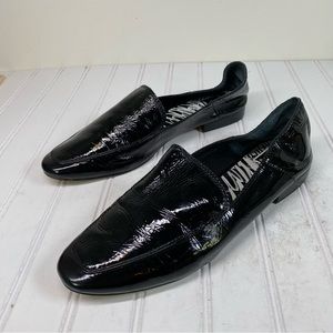 Dolce Vita black patent loafers